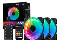 Comprar Kit 3 Fans Cooler Led Ring Rgb 120mm Ventoinha Gabinete Pc 