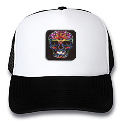 Gorra Gorro Trucker Calavera Calaca Craneo Psycho Cal19