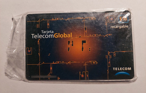 Combo X5 Tarjeta Telecom Global Cortesía Aruba De Colección (Usado)