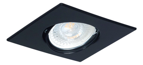 Spot Embutir Cuadrado 10,3 X 10,3cm Con Led Gu10