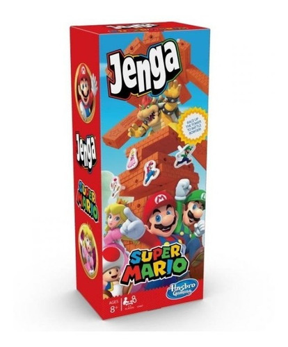 Jenga Super Mario Bros Edition Game Hasbro Gaming