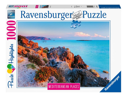 Ravensburger Rompecabezas: Grecia Mediterráneo 1000 Piezas