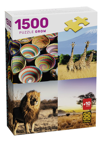 Puzzle 1500 Peças África