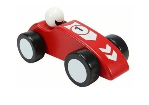 Auto Autito De Carrera Madera Niños Souvenir Regalos Pistas