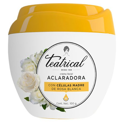 Teatrical Crema Facial Aclaradora Celulas Madre 100g