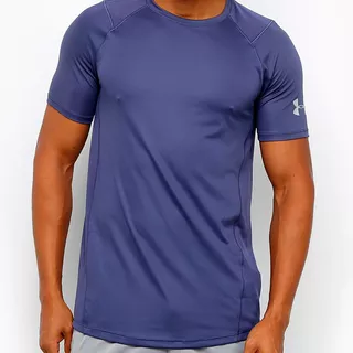 Camiseta Under Armour Mk-1 Masculina Azul E Cinza - Original