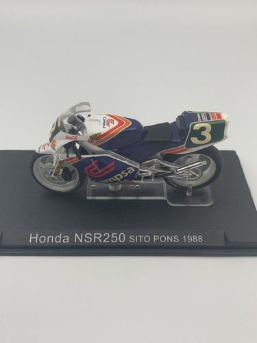 Honda Modelop Nsr250 Sito Pons 1988 1:24
