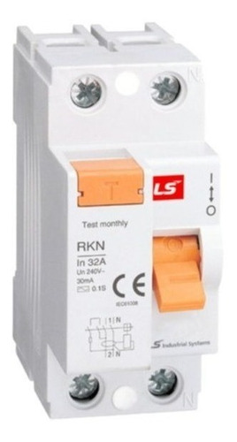 Interruptor Diferencial Ls Rkn 25a - Certificado Sec