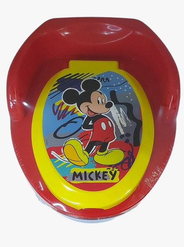 Bacinilla Pelela Mickey Juguetoys Color Celeste Y Roja