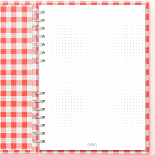 Colorcitos | Libreta Rojita B5 | 100 Hojas 150gr Gruesas Color Roja Puntos