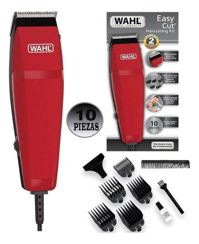 Máquina De Cortar Wahl Easy Cut Acero Inox 93142718 - Rojo