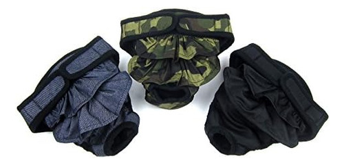 Alfie Pet - Maxine Diaper Dog Sanitary Pantie Set De 3 Pieza