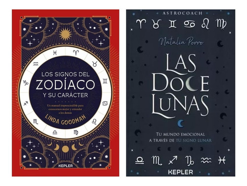 Signos Del Zodiaco + Doce Lunas - Kepler - 2 Libros