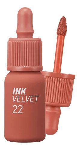 Peripera Ink Velvet 4gr Tintas Labiales Coreanas Originales Color #22 Bouquet Nude