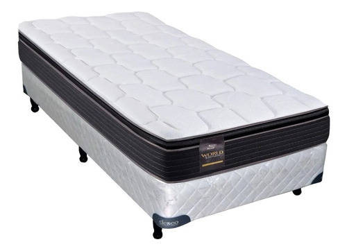 Colchón King Koil Finesse 100 X 200 + Sommier Deseo Diamante