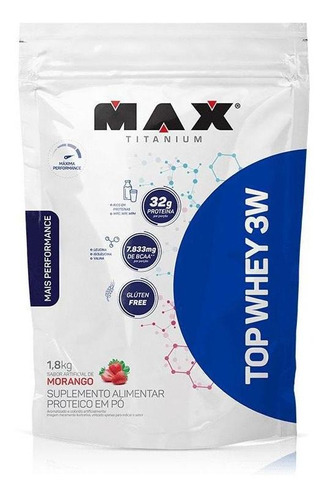Top Whey 3w 1,8kg Refil Max Titanium