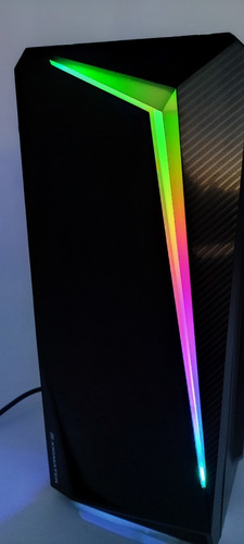Gabinete Gamer Xigmatek Atx Vortex Rgb Vidrio Templado Color Negro