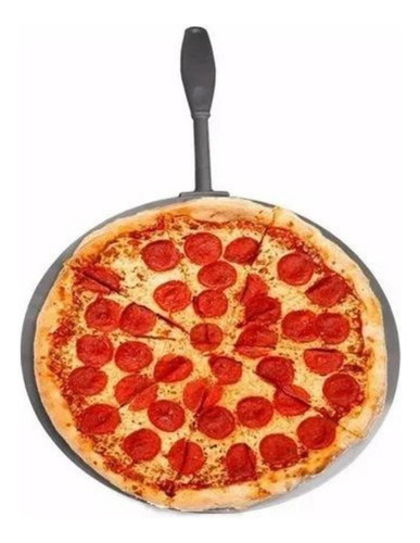 Pá Para Pizza Alumínio 35cm Cabo 27cm - 51.m Cor Cinza Geométrico