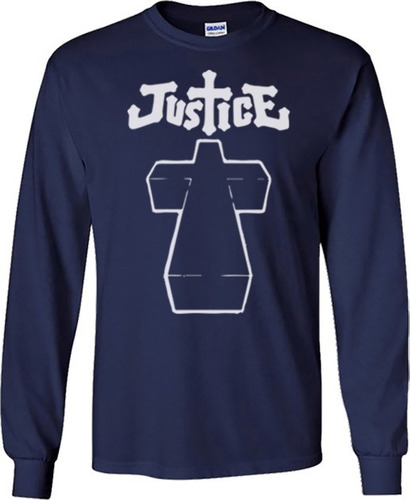 Playeras Justice Manga Larga Para Hombre Y Mujer