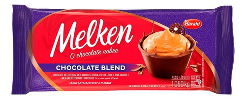 Chocolate Harald Melken Barra 1,05kg Blend