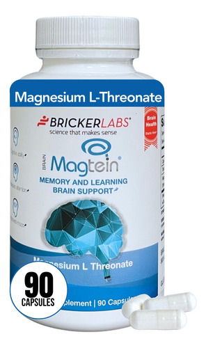Suplemento Bricker Labs Magtein Magnésio L Treonato 90 Ct