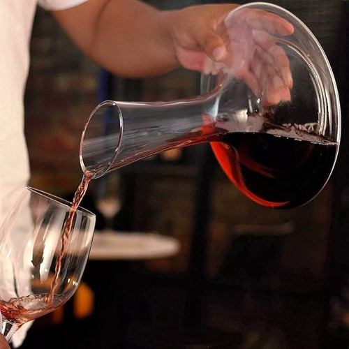 Decantador Para Vino Botellón De Vidrio 1.5 Lts Premium