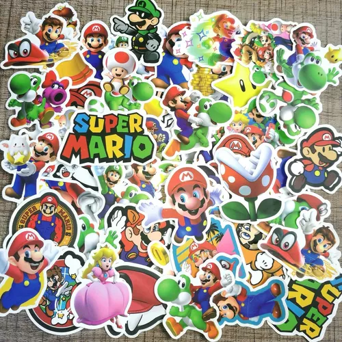 Super Mario Bros - Stickers Pegatinas 50 Uds.!!