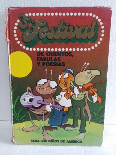 Libro: Tercer Festival De Cuentos, Fábulas Y Poesías Año1991