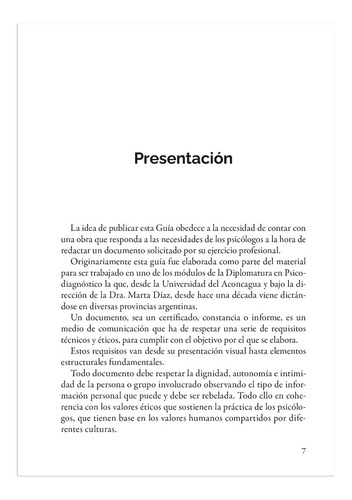 Redacción De Documentos Producidos En Práctica Psicológica