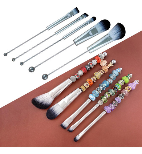 Juego De Brochas De Maquillaje Para Ojos, 5 Uds., Brochas