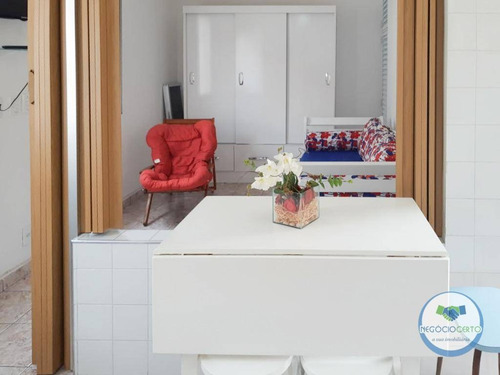 Imagem 6 de 11 de Kitnet Com 1 Dormitório À Venda, 34 M² Por R$ 128.000,00 - Jardim Real - Praia Grande/sp - Kn0013