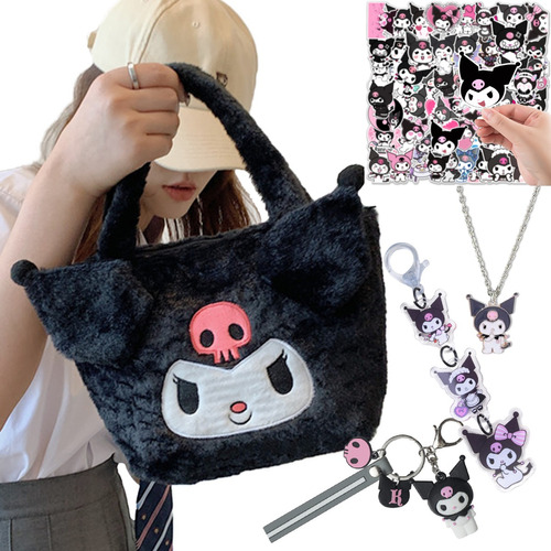 Juego De 54 Bolsas De Felpa Sanrio Para Kawaii Kuromi My Mel