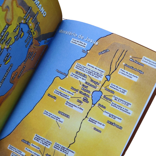 Biblia Sagrada Rc Dicionario E Concordancia Letra Gigante Capa Luxo Azul Com Indice Lateral Palavras De Jesus Em Vermelho