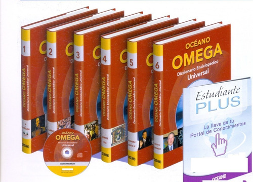 Océano Omega Diccionario Enciclopédico Universal + Cd Rom
