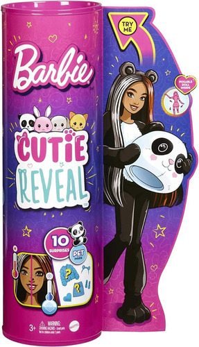 Muñeca Barbie Color Reveal Cutie Panda