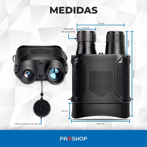 Binocular Vision Nocturna Largavista Prismatico Pantalla Lcd