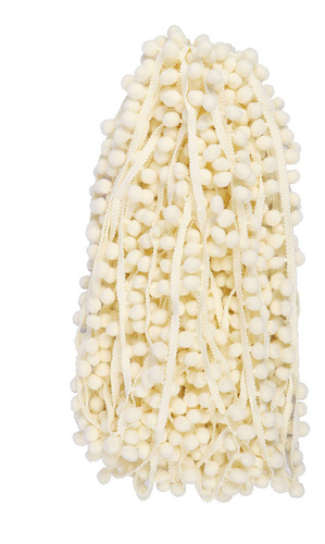 Flecos De Bola Con Pompones Marfil Para Coser 1 Pulgada