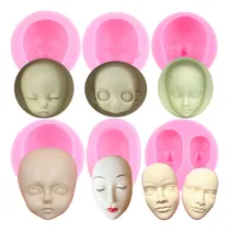 Comprar Moldes De Silicona Con Cara Humana, Moldes Para Fondant, Car
