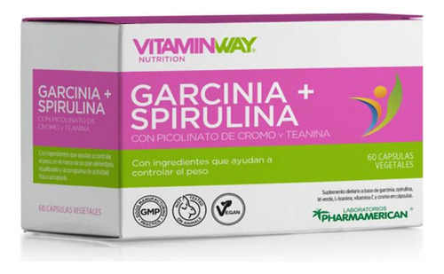 Vitamin Way Garcinia + Spirulina Controlador De Peso