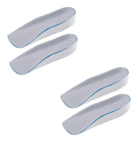 Plantillas Cómodas Para Aumentar, Mxtsy-002, 2 Pares, Alto 2 Color Gris/blanco Tamaño De La Plantilla 15.5