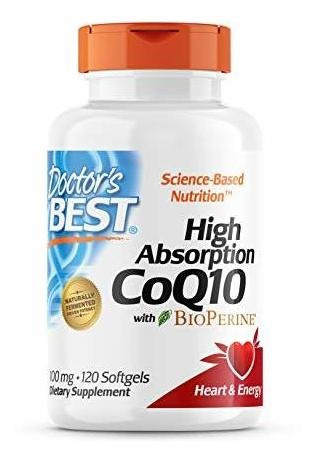 Doctor's Best High Absorption Coq10 With Bioperine, Gluten 