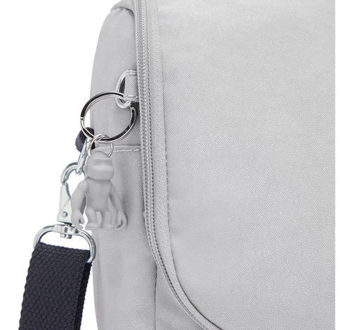 Imagem 3 de 6 de Lancheira Kipling New Kichirou - Prata - Glitter Pop