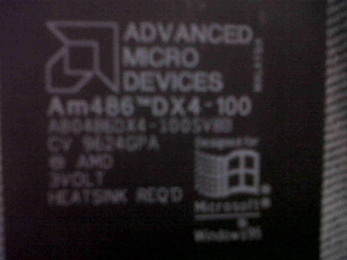 Amd  486 Microprocesador Dx4-100mhz