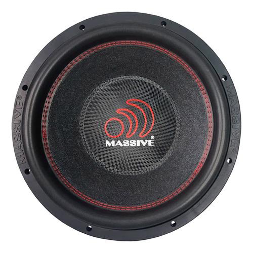 Mega Subwoofer Massive Hippoxl152r 3000w Rms 2 Ohm D15 Dual Color Negro