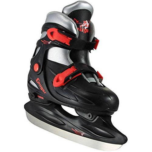 Patines De Hockey Ajustables Shoe Cougar, Negro, Talla ...