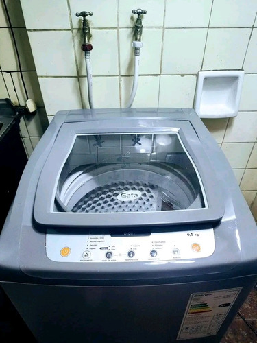 Lavarropas Gafa Digifit De 6.5kg Impecable Estado Gris Plata (Usado)
