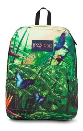 Mochila Jansport High Stakes Leisure Travel Adventure Nature estampada en color con diseño de tela estampado