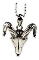 Comprar Dije Cabra Satán Baphomet Acero Inoxidable Craneo B