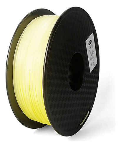 Filamento Pla 1.75mm De Temperatura Amarillo A Blanco