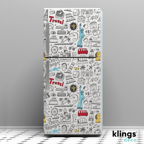 Imagen 7 de 10 de Vinilos Decorativos Para Heladera Plotter Heladeras
